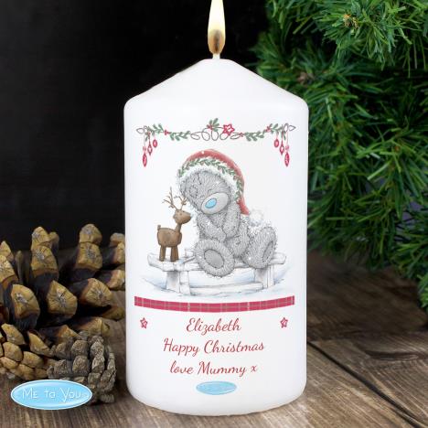 Personalised Me to You Christmas Reindeer Candle Extra Image 2